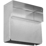 IMPERIAL Galvanized Steel Rectangle Duct Stack Head Duct Elbow