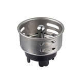 Allen + Roth 2-in Stainless Steel Rust Resistant Strainer with Lock Mount Included
