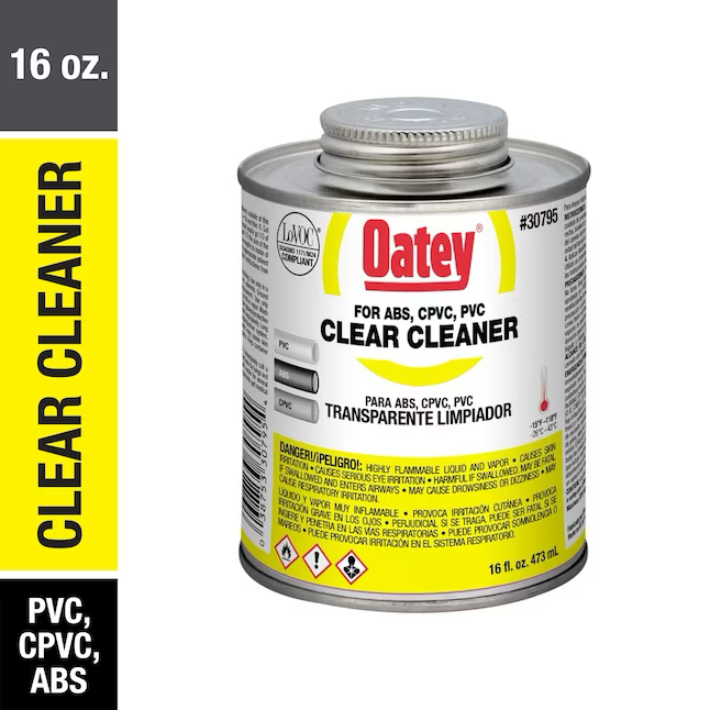 Oatey 16-fl oz Clear Cleaner
