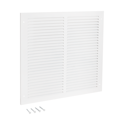 EZ-FLO 18 in. x 18 in. (Duct Size) Steel Return Air Grille White