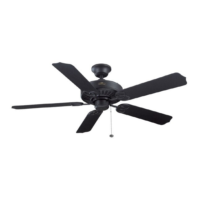 Harbor Breeze Calera 52-in Matte Black Ceiling Fan (5-Blade)