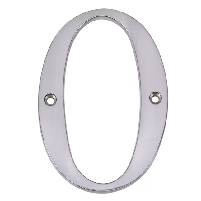 RELIABILT 4-Zoll-Satin-Nickel-Nummer