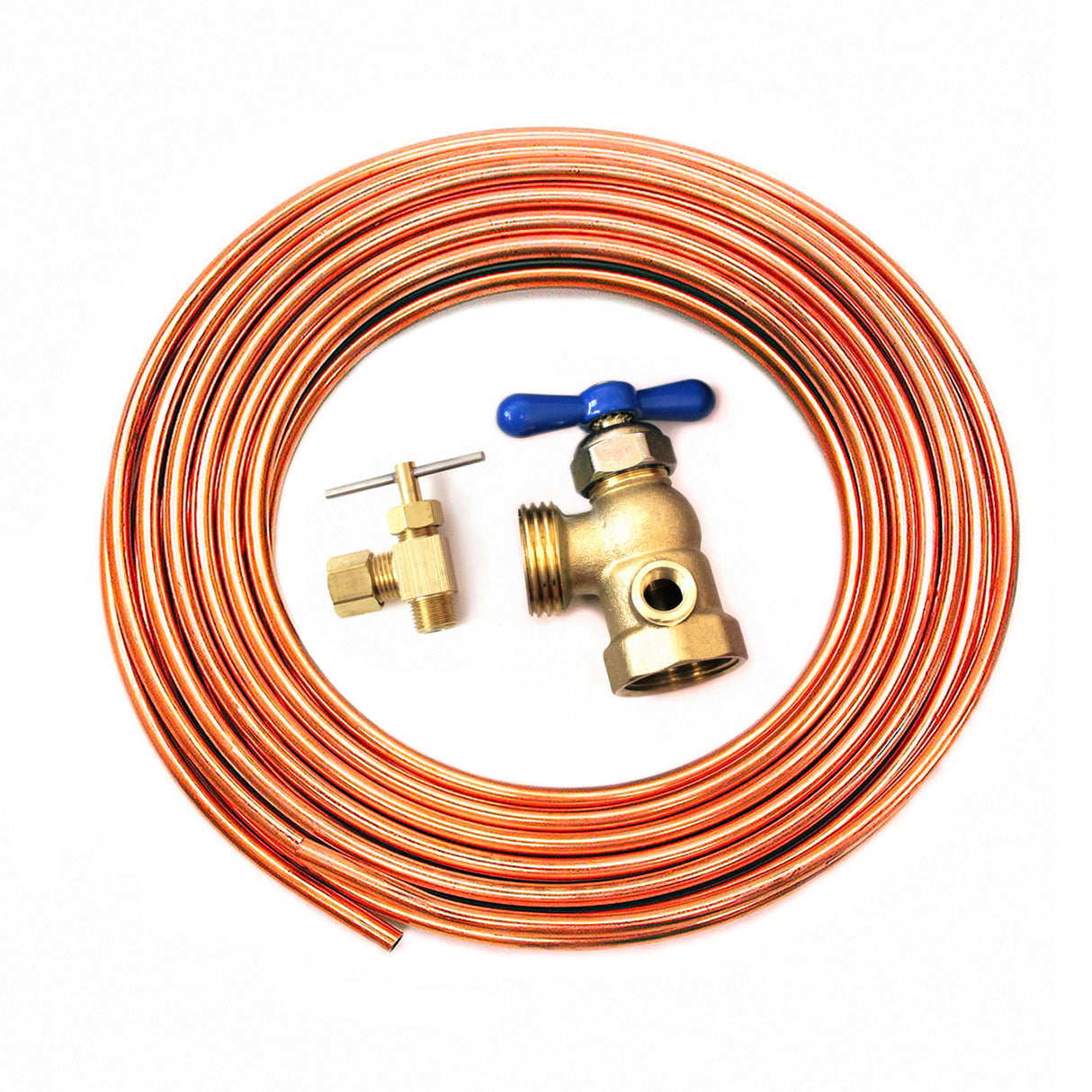 Dial Water Hook-Up Kit with Copper Tube