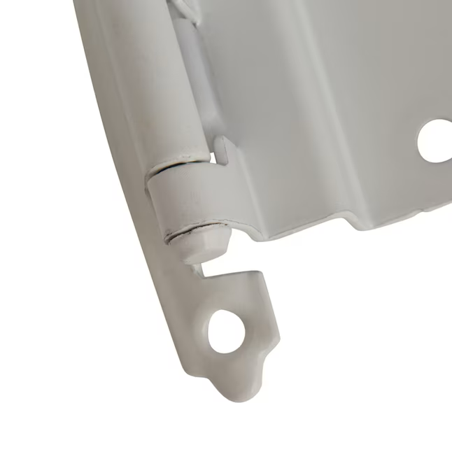 RELIABILT 200-Degree 3/8-in Inset Surface Self-closing White Cabinet Hinge, 1 Pair (2-Pieces)