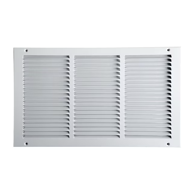 RELIABILT 18 x 10 Zoll Seitenwand-/Deckengitter aus Stahl, weiß