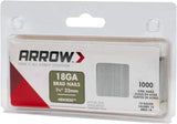 Arrow Clavos Brad de acero calibre 18, 1-1/4 pulgadas, paquete de 1000 