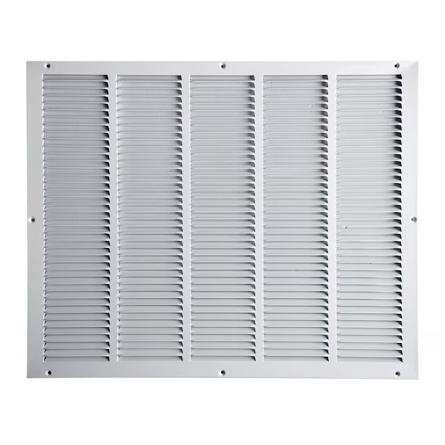 RELIABILT 25-in x 20-in Steel White Sidewall/Ceiling Grille