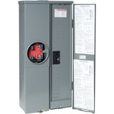 Square D 200-Amp 20-Spaces 40-Circuit Outdoor Main Breaker Meter Combo Load Center