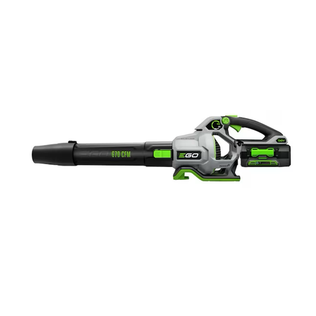 EGO POWER+ 56-volt 670-CFM 180-MPH Battery Handheld Leaf Blower 4 Ah (Battery and Charger Included)