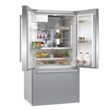 Bosch 500 Series 26-cu ft Smart French Door Refrigerator with Ice Maker, Water and Ice Dispenser (Stainless Steel) ENERGY STAR