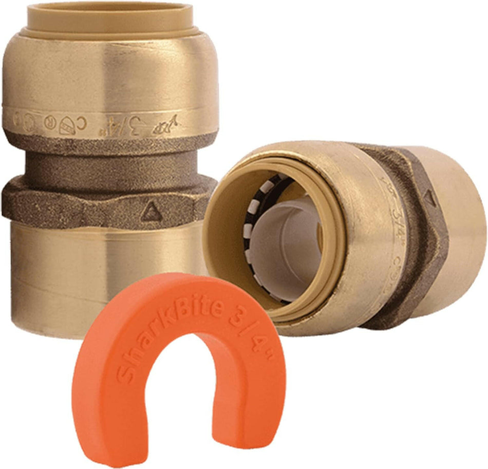 Kit de conexión de conectores hembra SharkBite de 3/4 pulg.
