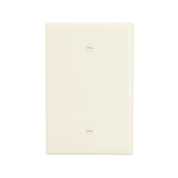Eaton Placa de pared en blanco termoplástica para interiores, tamaño Jumbo, 1 unidad, color almendra claro