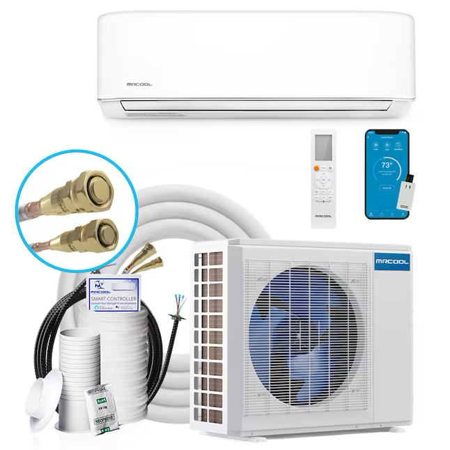 MRCOOL DIY 4th gen Single Zone 36000-BTU 18 SEER Ductless Mini Split Air Conditioner Heat Pump Included with 25-ft Line Set 230-Volt