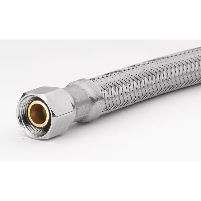 RELIABILT 3/8-in compression x 1/2-in FIP x 20.0-in Braided stainless steel Flexible Faucet Supply Line