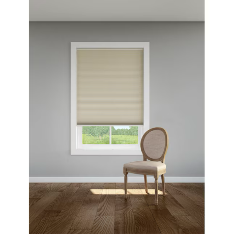 LEVOLOR 36-in x 72-in Sand Blackout Cordless Cellular Shade