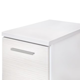 Style Selections Acadia 12-in White Floating Bathroom Vanity with White Cultured Marble Top