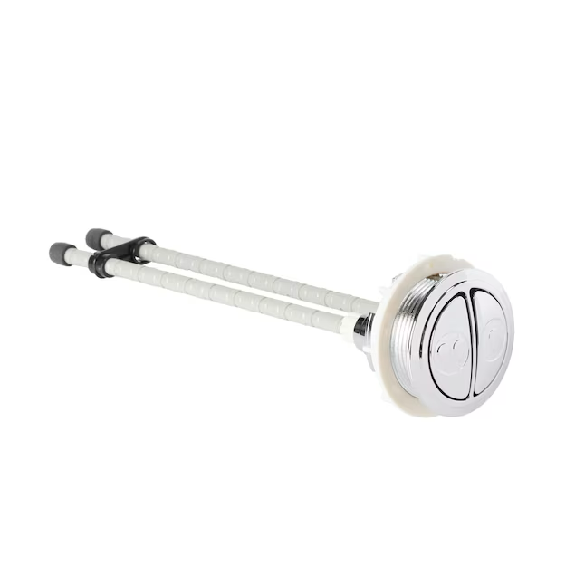 Fluidmaster Dual flush 3 in. button 9-in Neo-angle Mount Chrome Handle with Lever