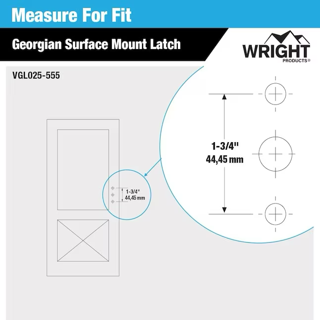 WRIGHT PRODUCTS 2.3-in White Zinc Screen/Storm Door Handle Set Hardware Kit