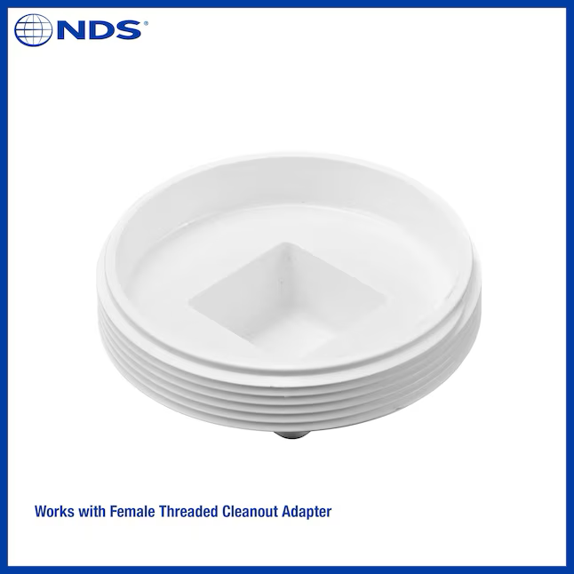 NDS 4-in PVC Sewer and Drain Plug