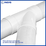 NDS 4-in PVC Sewer and Drain Wye