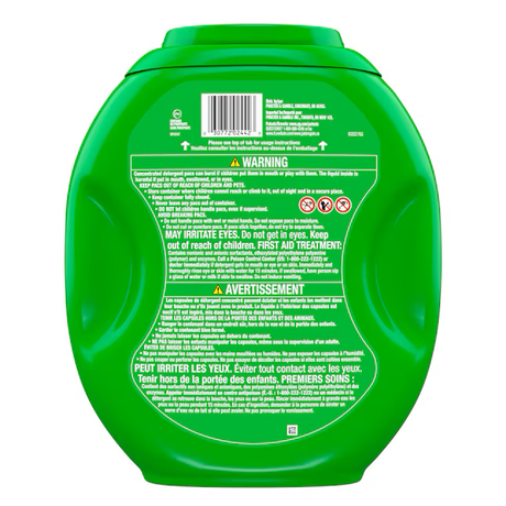 Detergente para ropa Gain Flings Plus Odor Defense Fresh Scent HE (112 unidades)
