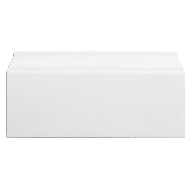 Inteplast Group Building Products 3/8-in x 3-3/16-in x 8-ft Traditional Finished Polystyrene Baseboard Moulding