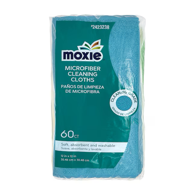 MOXIE 60-Pack Microfiber Cloth
