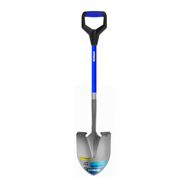 Kobalt 16.5-in Fiberglass D-Handle Digging Shovel
