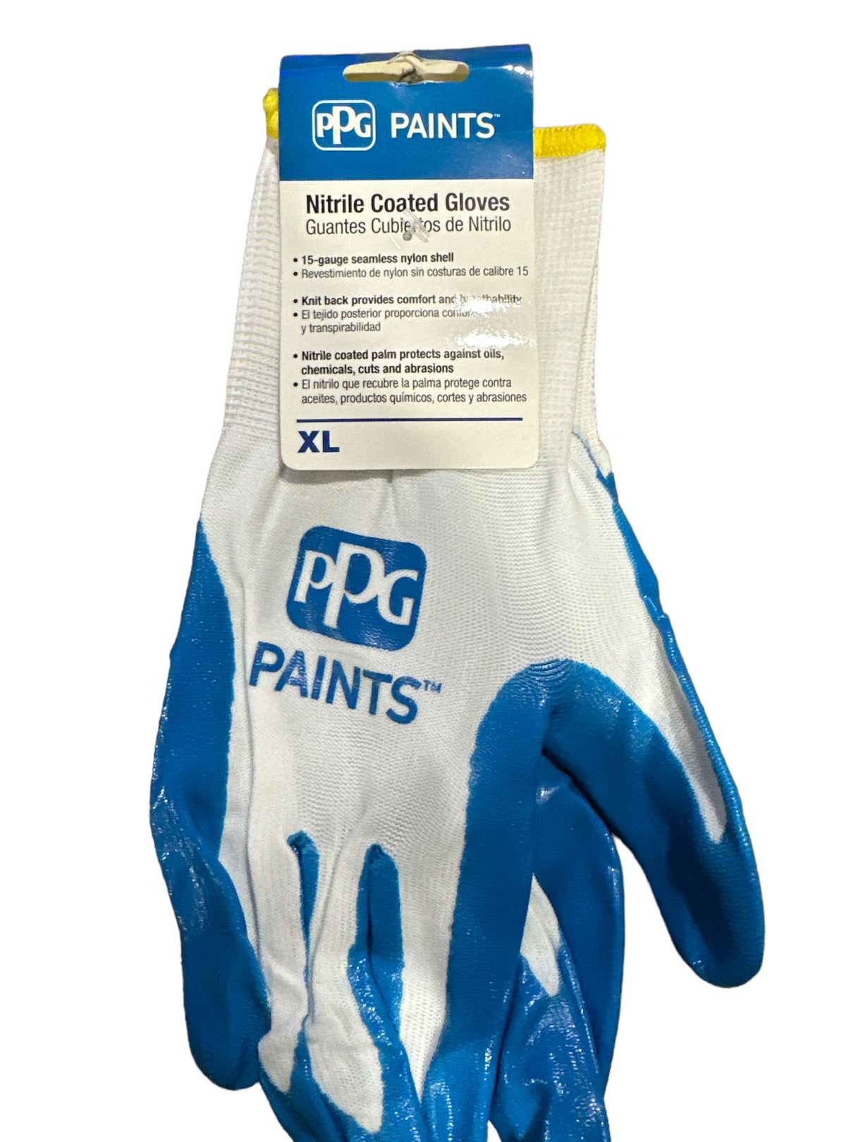 PPG® Nitrilbeschichtete Handschuhe – Groß/XL