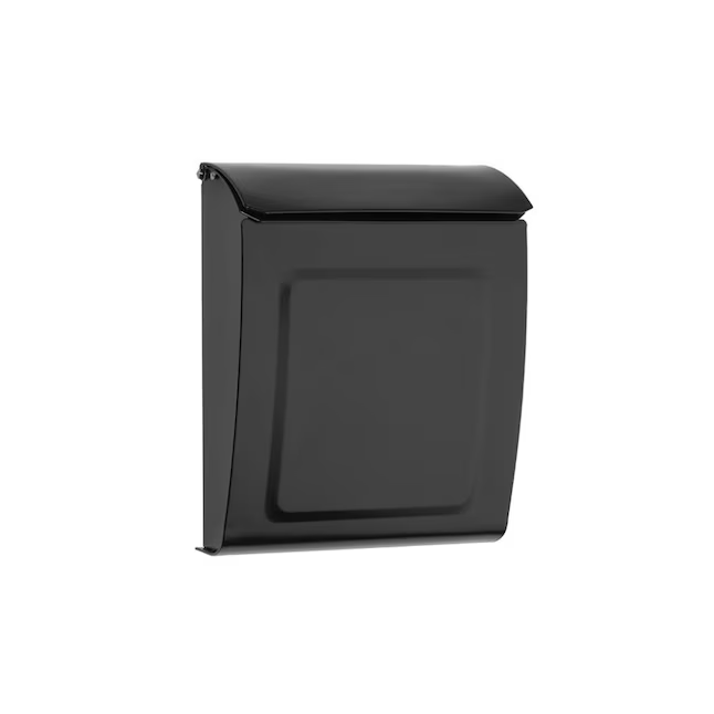 Architectural Mailboxes Wall Mount Black Metal Lockable Mailbox