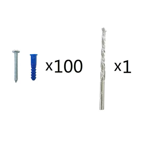 Project Source 25-lb 1/4-in x 1-1/4-in Drywall Anchors with Screws Included (100-Pack)