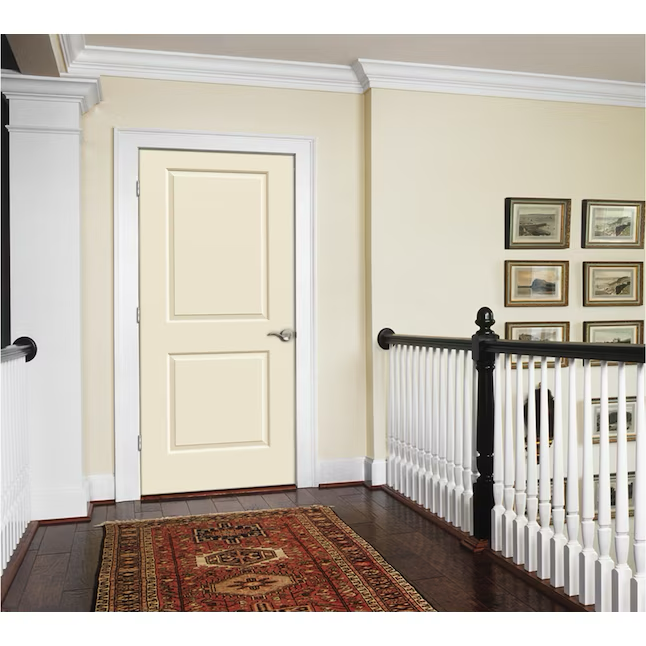 RELIABILT 2-panel Square Smooth Hollow Core Primed Molded Composite Slab Door