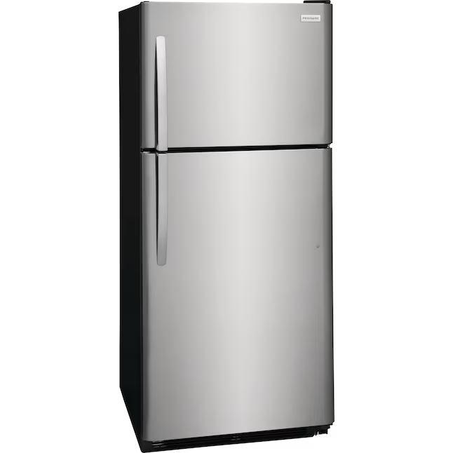 Refrigerador Frigidaire con congelador superior de 20,5 pies cúbicos (acero inoxidable)