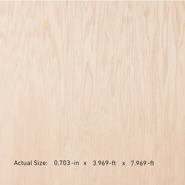 3/4-in x 4-ft x 8-ft Oak Sanded Plywood