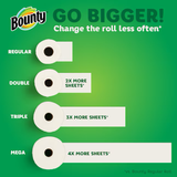 Bounty Seleccione un tamaño de toallas de papel de 2 unidades