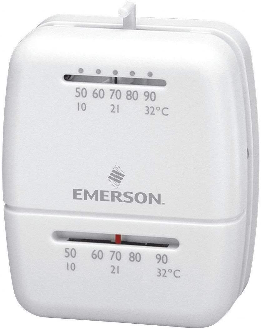 Weißer Rodgers Emerson 1C20-101 Nur-Wärme-Thermostat