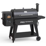 Pit Boss Pro Series V3 1150-Sq in Grey Pellet Grill with smart compatibility
