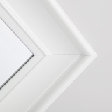 Style Selections Espejo de pared biselado blanco de 21,5 pulgadas de ancho x 27,5 pulgadas de alto