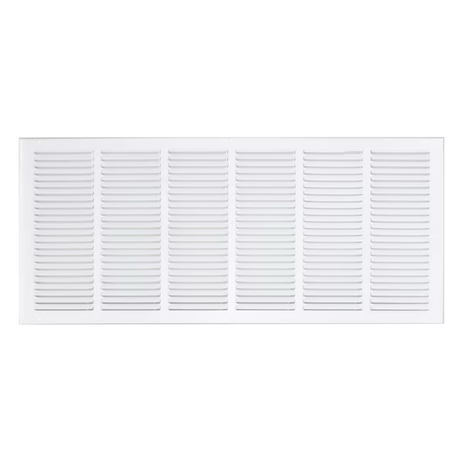 EZ-FLO 30 in. x 12 in. (Duct Size) Steel Return Air Grille White