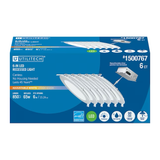 Ulitech Color Choice Blanco 6 pulgadas 850 lúmenes conmutable redondo regulable LED empotrable sin lata (paquete de 6)