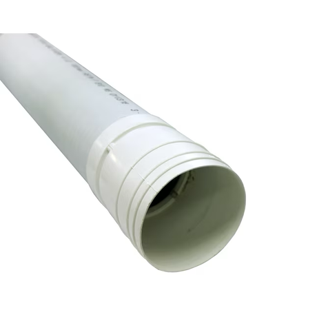 ADS 4-in x 10-ft Corrugated Solid Pipe