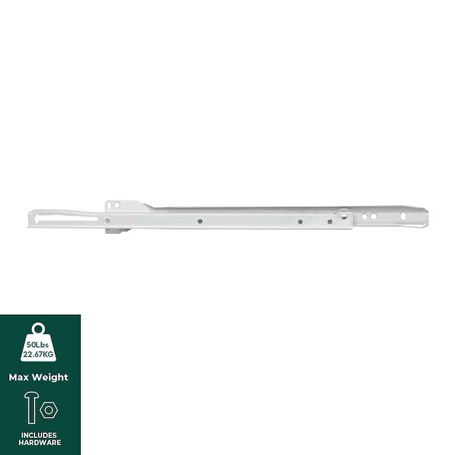 RELIABILT 14-in Self-closing Undermount Mount Drawer Slide 50-lb Load Capacity (2-Pieces)