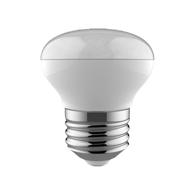 GE Bombilla LED regulable de base media (e-26) de luz diurna EQ R14 de 25 vatios (paquete de 2)