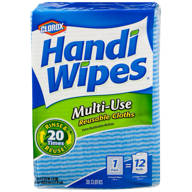 Handi-Wipes 36-Pack Poly Cotton Cloth