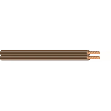 Cable de lámpara trenzado marrón 18/2 de 10 pies Southwire