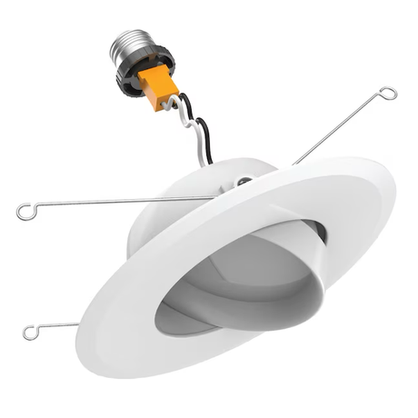 GE Reveal White 5-in or 6-in 650-Lumen Color-enhancing Round Dimmable LED Canned Recessed Downlight