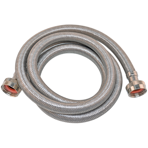 Eastman 8 ft. Braided Stainless Steel Washing Machine Connector