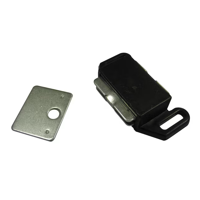 RELIABILT 51-mm Black Magnetic Catch Cabinet Latch