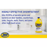 Desinfectante y limpiador antibacteriano comercial Zep con limón (1 galón)