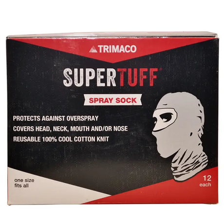 Trimaco 9301-A Supertuff Spray Sock, Stretchable Cotton